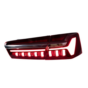 Style de voiture pour 12-15 A6 C7 A6L C8 Style feux arrière avec clignotant séquentiel Animation frein Parking phare lifting - Product Image 1