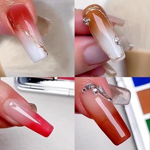 Paleta de pigmentos para uñas, juego de polvos sólidos para uñas, polvo para uñas Ombre para decoración de uñas, accesorios de manicura DIY, 16 colores - Product Image 5