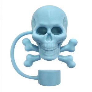 Venta al por mayor Gran oferta silicona Ice King Cup taza de café tapa de paja 8-10mm enchufe a prueba de polvo taza de coche cubiertas de paja de dibujos animados - Product Image 6