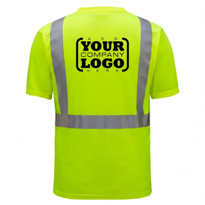 Camisa de Seguridad de Alta Visibilidad Personalizada, Manga Larga, Reflectante, de Secado Rápido, Unisex, para Trabajo de Construcción, Hecha de Poliéster - Product Image 1
