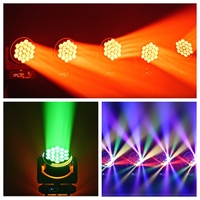 ZOOM Bee Eye K15 Projecteur de scène à faisceau Wash à tête mobile avec lentille rotative LED Wash 19x40 Contrôle DMX512 IP33 Zoom 4-60