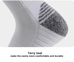 Chaussettes de compression pour le cyclisme avec logo personnalisé, chaussettes de sport unies pour hommes et femmes - Product Image 5