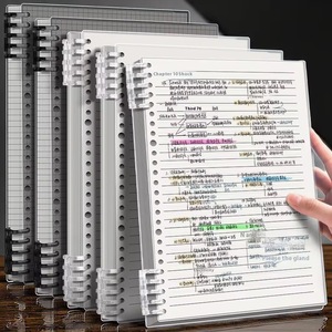 Bán buôn A5 lá lỏng lẻo notebookcustomizable bên trong trang thiết kế cai trị xoắn ốc ràng buộc cuộn dây notebooksdiary cho sinh viên notepad - Product Image 1