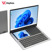 Factory OEM Dual Screen Laptop Brand New Ordinateur Portable 15.6" IPS 7" Touchscreen 32GB RAM Windows 11 Business Notebook PC
