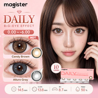 Échantillon Gratuit Magister MD Lentilles Quotidiennes Souples Lentilles de Contact Colorées 5 Paires par Boîte