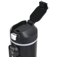 Tasse chauffante intelligente portable Jiarui 500 ml 12V-24V avec écran tactile, bouilloire électrique à ébullition rapide en acier inoxydable de qualité alimentaire