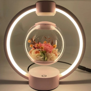 Maglev Trang Trí Hoa Bất Tử Đèn LED Thiết Bị Bay Từ Tính Xoay 360 Trang Trí Nhà Cửa Gửi Quà Tặng Sáng Tạo Cho Bạn Gái - Product Image 1