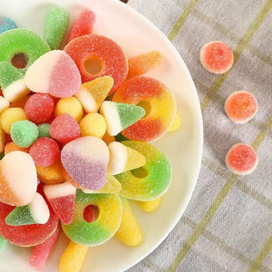 Bonbons Gommeux Aigres Vers Halal en Gros, Bonbons Mous en Gelée - Product Image 6