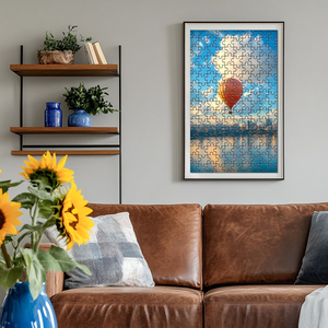 Produttore OEM di <span class=keywords><strong>Puzzle</strong></span> Personalizzati con Cornice in Cartone Blu per Regali Adulti/Bambini, 100 500 1000 Pezzi - Product Image 2