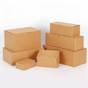 <span class=keywords><strong>Lot</strong></span> de 20 boîtes pliantes en <span class=keywords><strong>carton</strong></span> ondulé pour expédition, emballage cadeau, boîte en <span class=keywords><strong>carton</strong></span> pour expédition professionnelle et emballage express - Product Image 1