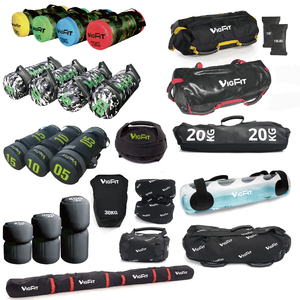 VIGFIT 50KG Sacco di Sabbia da Competizione per Esercizi, Power Sandbag Ultimate, Sacco di Sabbia <span class=keywords><strong>Fitness</strong></span> con 7 Maniglie, Heavy Duty per Allenamento - Product Image 6