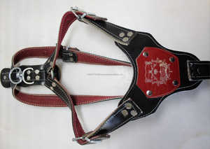 Collares de cuerpo de cuero súper genuino Collar de perro de producción especial Precio Producto de rendimiento Collar de perro - Product Image 3