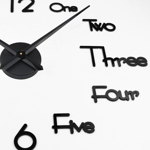 Nhãn Dán Acrylic Sang Trọng Kiểu Bắc Âu Sáng Tạo 2023 Đồng Hồ Treo Tường Trang Trí Nhà 3D Kỹ Thuật Số Lớn Tự Làm Đồng Hồ Treo Tường Hiện Đại Horloge Reloj Pared - Product Image 5