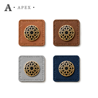 APEX Étiquettes en cuir personnalisées OEM ODM pour hijabs, abayas, vêtements, foulards, couvre-chefs, chaussures, sacs, patchs en cuir pour vêtements