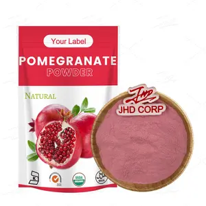 JHD Natural 100% Water Soluble Organic Red Pomegranate Fruit Juice Powder