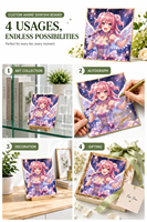 Papan Shikishi Kertas Musik Anime Jepang Kustom dengan Seni Grafiti Gambar Tangan