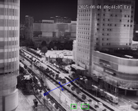 Caméra PTZ IP robuste de défense nationale à vision nocturne IA, 2MP, 68x, 75mm, avec imagerie thermique LWIR et zoom optique visible