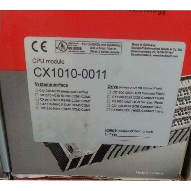 New Original CX1010-0011 CX1010 Embedded PC CPU Module for Industrial Automation Control System