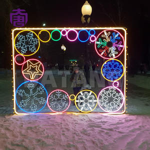 Customized Ip65 Led Snowflake Decorative Lighting For Indoor & Outdoor Gardens During Christmas And Multi-festivals - Product Image 6