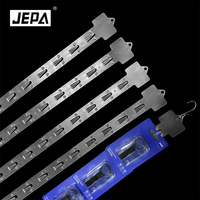 Cintres de gondole en plastique POP réglables pour collations Clip d'affichage Bandes de marchandises suspendues Porte-étiquette pour supermarchés