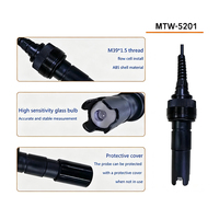 Sensor pH Digital Industri MTW Hemat Biaya, Output Plastik RS485, Akurasi 0.02pH, OEM Pemantauan Kualitas Air