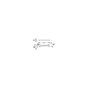 GEDORE - 6586690 Double <b>open</b> ended <b>spanner</b> 15° metric - EAN 4010886658666 WRENCHES <b>OPEN</b> <b>END</b> WRENCHES - Product Image 2
