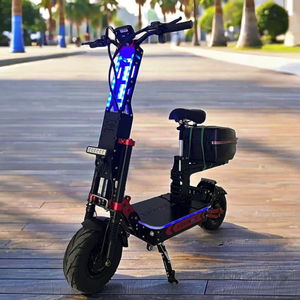 Scooter Eléctrico para Adultos de Alta Potencia de 72V, Arranque con Tarjeta NFC, Neumático Grueso de 13/14 Pulgadas, Largo Alcance de 40-100ah, 80-300km, Motor Dual - Product Image 1