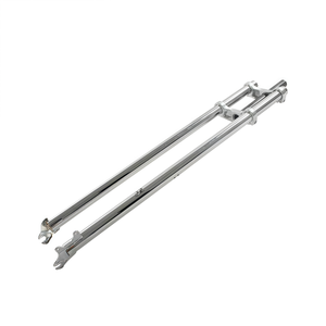 LOVETEN Vintage Fahrrad Extra-Lange Gabel Chopper Verchromte Gabel Fahrradgabel-Zubehör - Product Image 1