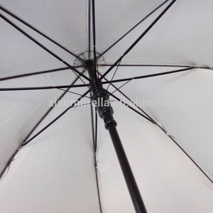 Rentable noir parapluie de bâton de marche avec lampe de poche led parapluie - Product Image 3