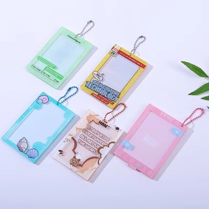 <span class=keywords><strong>Porte</strong></span>-cartes en acrylique de dessin animé <span class=keywords><strong>porte</strong></span>-clés style coréen mignon personnalisé avec <span class=keywords><strong>fenêtre</strong></span> d'affichage <span class=keywords><strong>porte</strong></span>-photo étoile en métal - Product Image 2