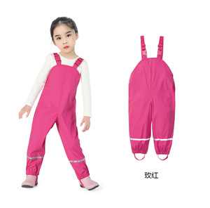 Veste <span class=keywords><strong>de</strong></span> <span class=keywords><strong>pluie</strong></span> imperméable pour enfants <span class=keywords><strong>Pantalon</strong></span> <span class=keywords><strong>de</strong></span> projet aquatique pour enfants Pantalons d'assaut <span class=keywords><strong>de</strong></span> bord <span class=keywords><strong>de</strong></span> mer Imperméables pour enfants - Product Image 4