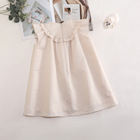 Robe maxi en crêpe pour filles d'été avec des volants chics, un design rayé, des couleurs vives, ODM, style tendance et à la mode