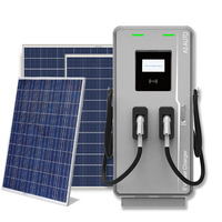 Système de chargeur DC complet, station de recharge pour véhicules électriques alimentée par l'énergie solaire, norme européenne CCS2 GBT