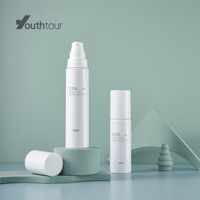 UTN 50ml-150ml OEM ODM bouteille de lotion cosmétique en plastique recyclable de couleur personnalisée pour les soins de la peau sérum tonique huile capillaire