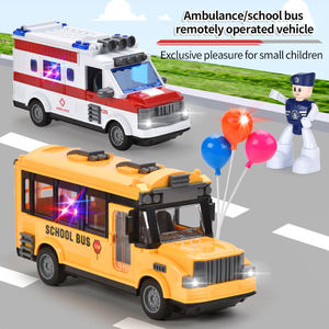 Oferta Especial: Autobús Escolar/Ambulancia RC de Simulación 1:30 con Luz, Modelo de Coche de Control Remoto de 4 Canales y 27Mhz, Regalo para Niños - Product Image 2