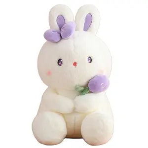 Rabbit Doll Plush Toy Rabbit Doll Children Rabbit Plush Toys Little White Bunny Girls Gift Appease Cute Pillow