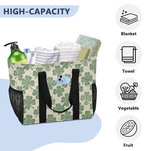 Hawaii HOT Design Fashion <b>Foldable</b> Waterproof Lightweight Tote <b>Bag</b> Large Capacity Soft Grocery Polyester Shopping <b>Bag</b> for Beach - Product Image 4