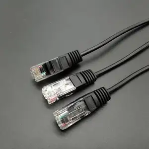 6pin cat6 인터넷 6p6c molex 연결관 케이블 철사 마구