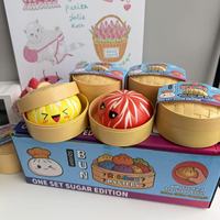 Squishy Baozi, Squishies en forme de dumplings, 1 pièce, Squishy Chiboki, Squishy géant en forme de dumpling