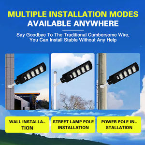 <span class=keywords><strong>Lampadaire</strong></span> LED <span class=keywords><strong>Solaire</strong></span> à Capteur Radar Étanche de Qualité Supérieure pour Diverses Scènes Extérieures – Vente Directe Usine - Product Image 3