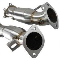 Collecteur d'échappement en acier inoxydable titane SS304 pour Nissan GT-R R35 AC Schnitzer, silencieux avant Catback Mid/Xpipe, épaisseur 1,2 mm