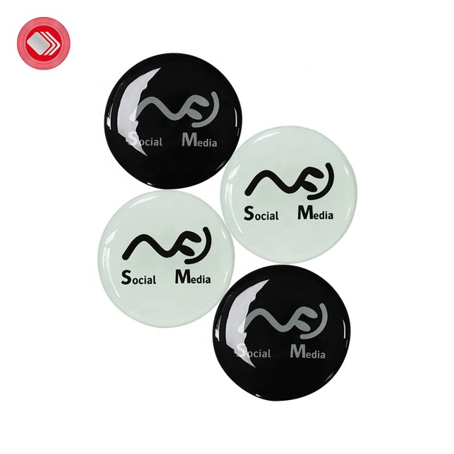 RFID Anti Metal Epoxy NFC Sticker 213 Chip Access Control Card Waterproof NFC Tap Social Media NFC Tag