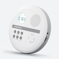 Reproductor de CD Portátil TOMASHI con Pantalla LCD Retroiluminada, Batería Integrada, Altavoces, Compatible con USB/Tarjeta TF, CD/CD-R/CD-RW/MP3/WMA
