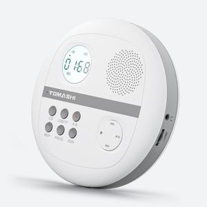 Reproductor de CD Portátil con Pantalla Retroiluminada, Batería Integrada, Reproductor de Música Discman con Altavoces, Tarjeta USB TF, Walkman, Reproductor de CD USB - Product Image 3