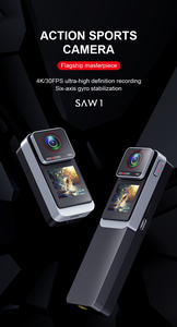 Caméra d'action sportive Portable 4K WiFi 30M étanche Anti-secousse Stabilisation gyroscopique à Six axes Support MicroSD-pour Vlogging - Product Image 2
