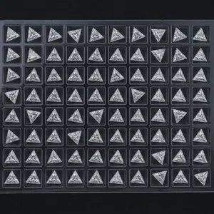 3 Karat kleine Dreiecksform IGI Billionen geschnittener CVD loser Diamant DEF Farbe VS VVS Aus gezeichnet Guter Schnitt Labor gewachsener Diamant