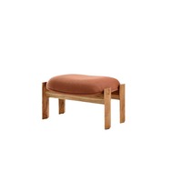 Sabi Wabi Design Japan Wohnzimmer Balkon Chaiselongue Holz-Sessel Minimalistischer Moderner Einzelsitz Wohnmöbel Sessel