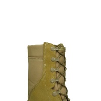 Bottes tactiques Belleville respirantes style hiver à lacets en cuir de vachette véritable et caoutchouc PU – Équipement de défense