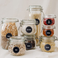 144 étiquettes adhésives pour épices, étiquettes pour pots d'assaisonnements, étiquettes de rangement alimentaire pour la cuisine, pour les contenants d'épices et le garde-manger