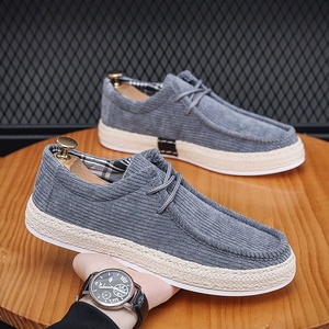 2025 automne nouveaux hommes décontracté chaussures simples plat <span class=keywords><strong>voile</strong></span> semelle souple léger pêcheur sport conseil à lacets fermeture maille mode tendance - Product Image 3
